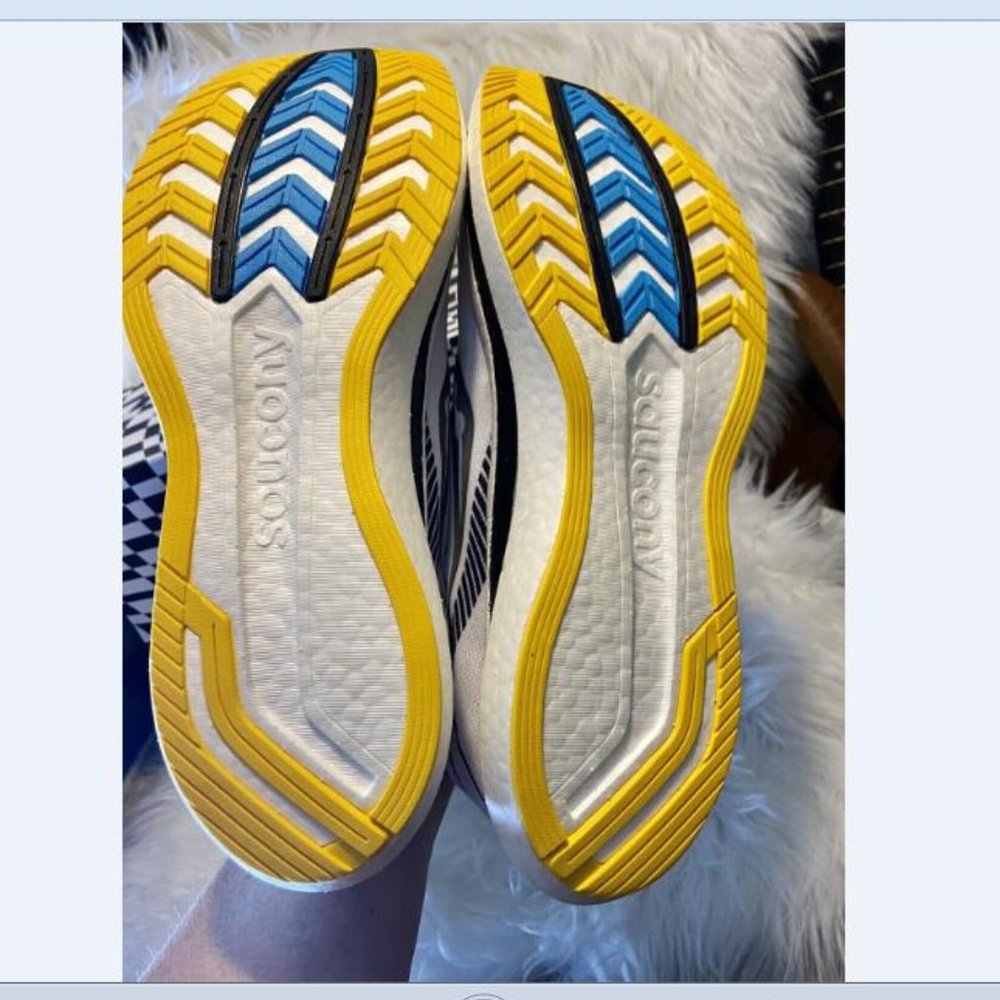 Saucony Endorphin Speed Pro 2 Men's Size 9.5 Reverie White Black S20688-40 New - Picture 9 of 10